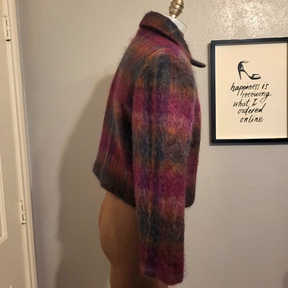 Harris Wallace Mohair Blend Cropped Jacket - Picture 5 of 16